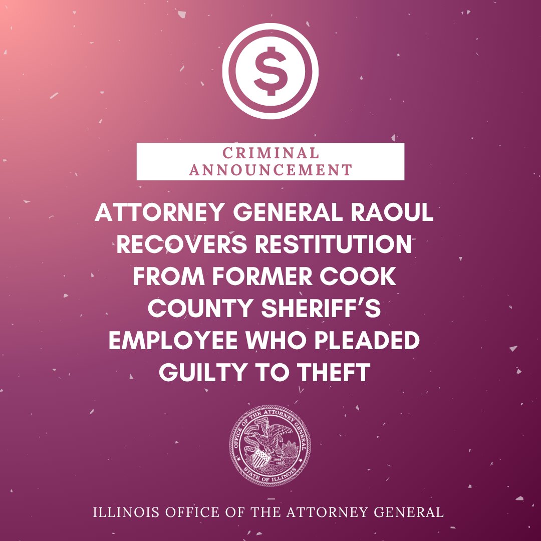 ILAttyGeneral's tweet image. I will continue to prosecute government workers who exploited pandemic assistance programs that were critical to the survival of countless small businesses: tinyurl.com/2e5jk59j