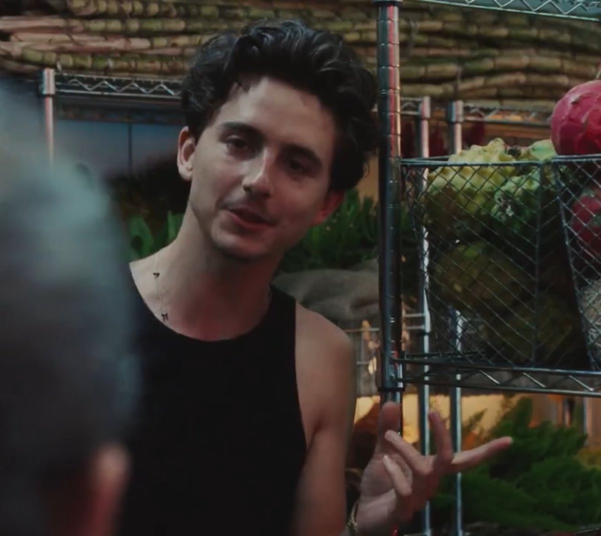 timtomposting's tweet image. Only Timothée Chalamet would serve so hard in a commercial
