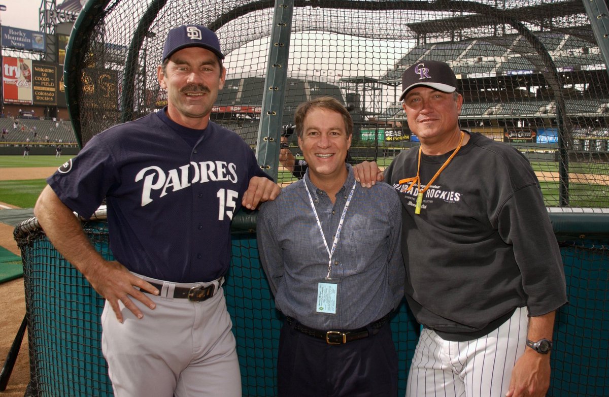 PeterKerasotis's tweet image. 23 years ago in Denver with two of my homeboys, Bruce Bochy & Clint Hurdle. ⚾️