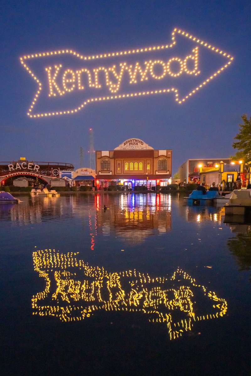 DaveDiCello's tweet image. The drone show at Kennywood last night was pretty incredible. It was the first drone show I've seen in #Pittsburgh (watched one in Disney last year) and I had the perfect spot across the lagoon. Captured so many images, but these are definitely my favorites.