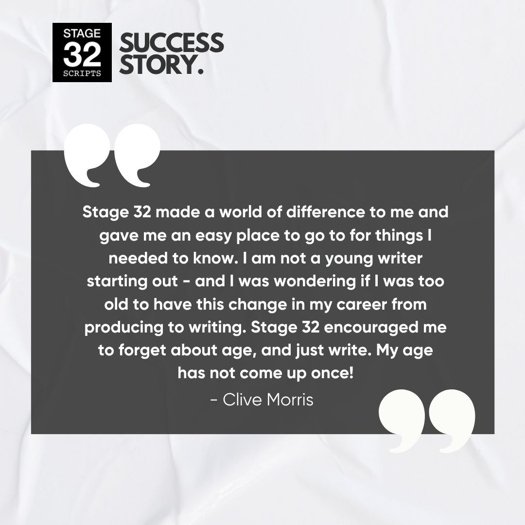 Success Stories 🎉 Clive Morris

After scheduling a career advancement call via Stage 32 with a literary manager at Art/Work, Clive ended up signing with two representatives at Art/Work Entertainment.

#stage32 #successstories #IAmStage32 #FilmmakingLife #FilmFestivalVibes