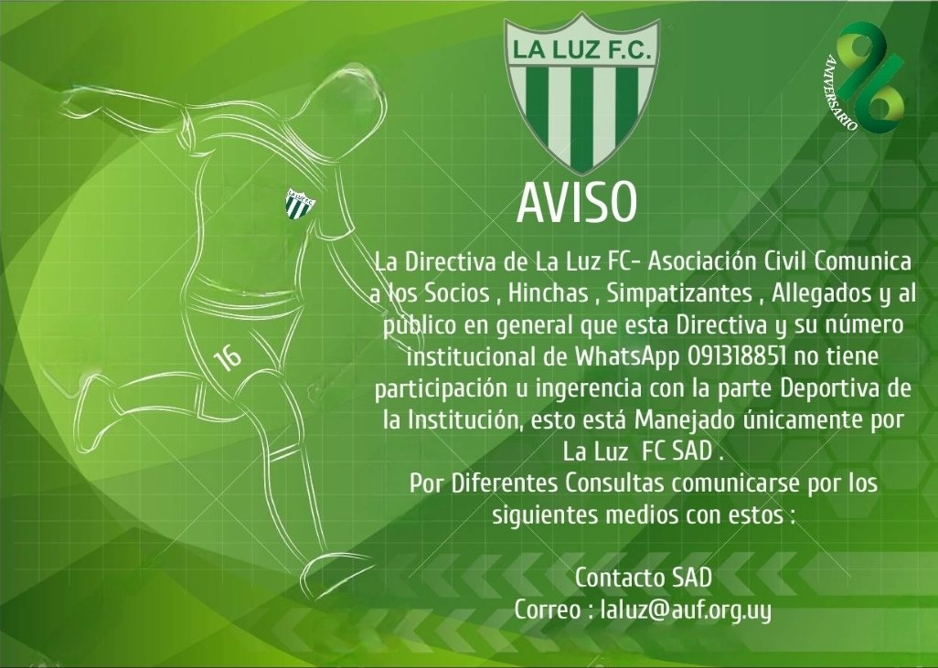 La Luz FC (@laluzfc) on Twitter photo 