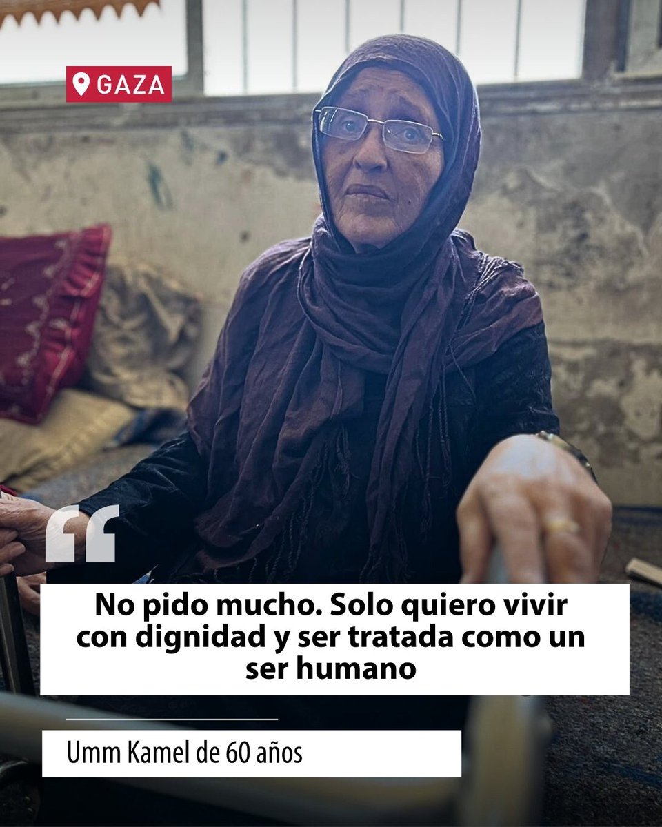 “No puedo llegar al baño, está demasiado lejos. Todo lo que necesito es un pañal", dice Umm Kamel, de 60 años, enferma y que no puede caminar apenas.
En Gaza, los artículos de higiene más básicos no están disponibles. Hay que levantar el asedio cuanto antes y permitirnos trabajar