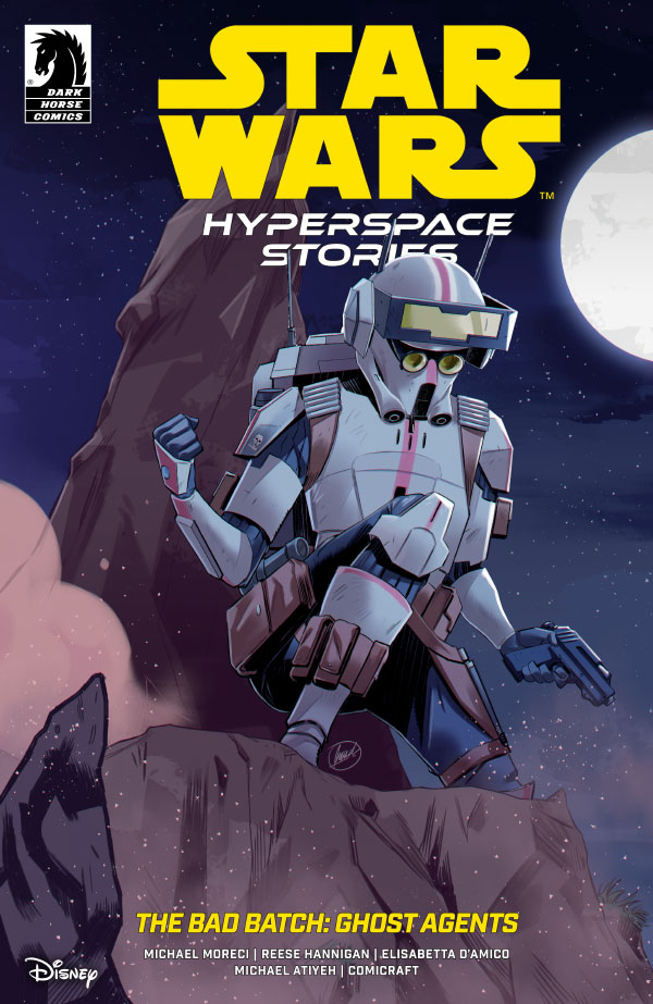 Dark Horse Comics (@darkhorsecomics) on Twitter photo Star Wars: Hyperspace Stories: The Bad Batch--Ghost Agents comes to its conclusion this week with issue #5! Grab your copy: bit.ly/4o1ZvVw
In this final issue, Clone Force 99 put their lives on the line in one final confrontation!
By <a href="/MichaelMoreci/">Michael Moreci</a>, <a href="/Reesehannart/">Reese Hannigan</a>, Star Wars: Hyperspace Stories: The Bad Batch--Ghost Agents comes to its conclusion this week with issue #5! Grab your copy: bit.ly/4o1ZvVw
In this final issue, Clone Force 99 put their lives on the line in one final confrontation!
By <a href="/MichaelMoreci/">Michael Moreci</a>, <a href="/Reesehannart/">Reese Hannigan</a>,