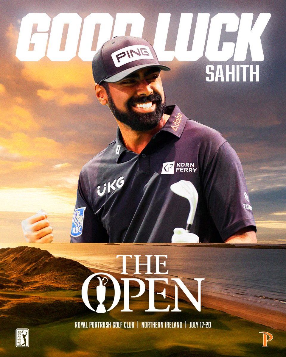 🫡 𝔾𝕠𝕠𝕕 𝕝𝕦𝕔𝕜 to our guy Sahith at <a href="/TheOpen/">The Open</a> this week! 

#WavesInThePros | <a href="/pepperdine/">Pepperdine University</a>