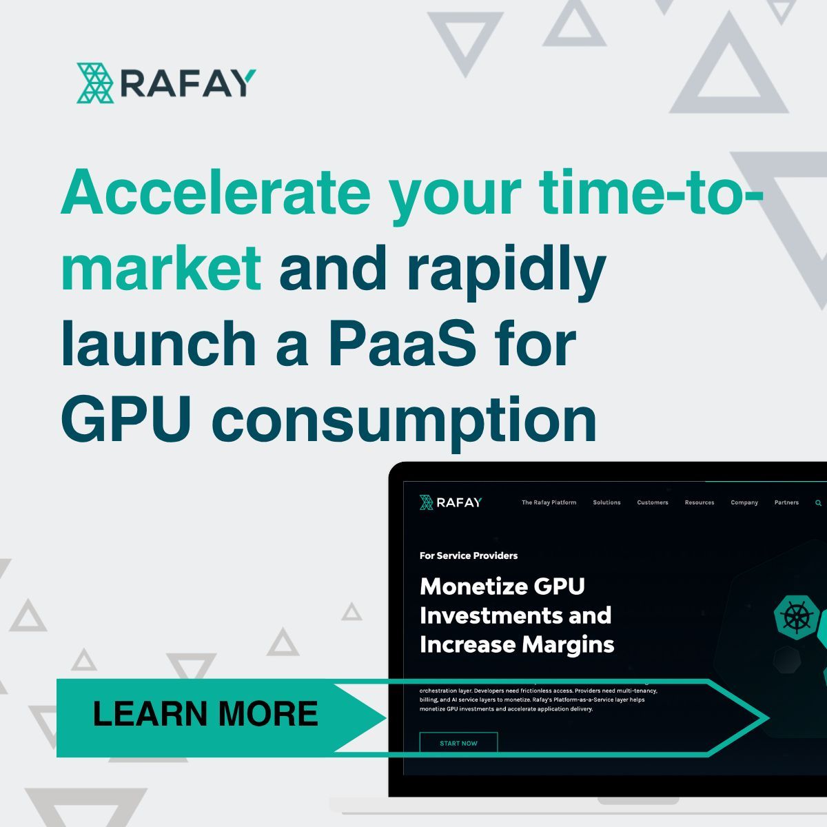 rafaysystemsinc's tweet image. The GPU gold rush is here but the real winners are those who operationalize fast.
Rafay gives Cloud Service Providers a production-grade platform to launch GPU-powered AI clouds in weeks.
Explore the Rafay Platform: buff.ly/oiCLG6S