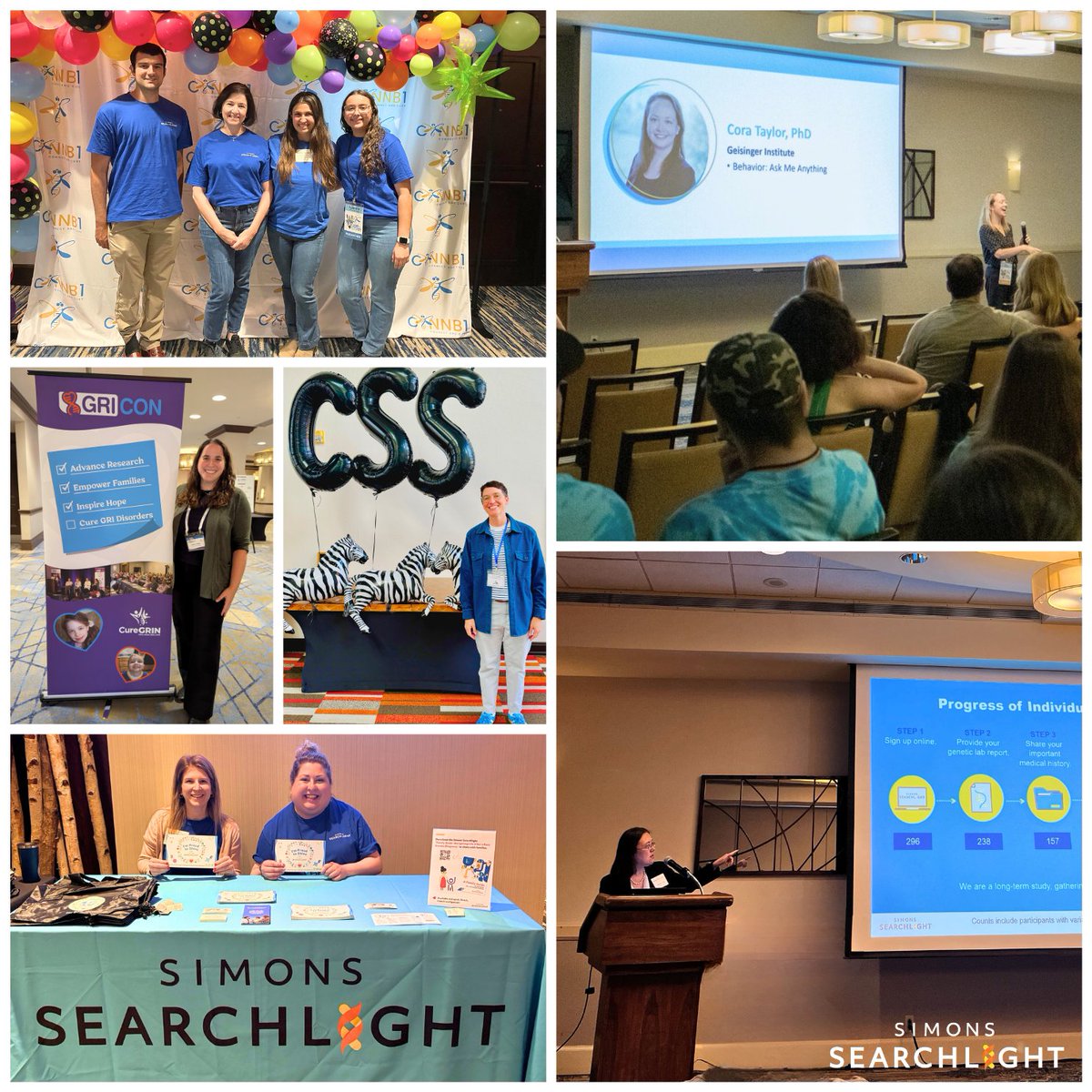 s_searchlight's tweet image. The @S_Searchlight team had a great time at these #patientadvocacy conferences for these gene groups:
✨ MED13L
✨ CTNNB1
✨ Coffin-Siris
✨ GRIN
✨ 5p-
We shared data, helped families & answered Qs. Grateful to support these communities! 💛
🔗 simonssearchlight.org/why-join-simon…