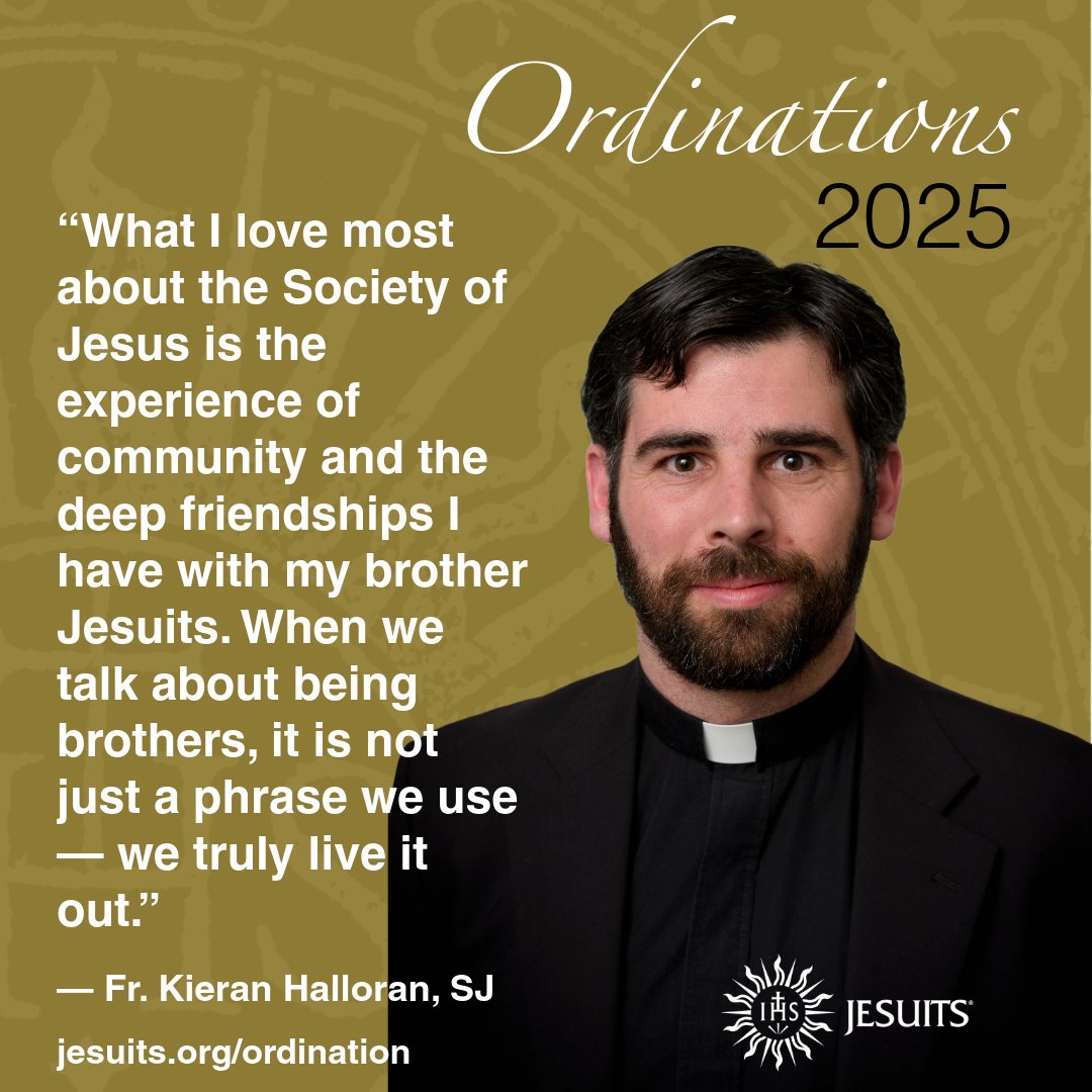 jesuitnews's tweet image. Meet Fr. Kieran Halloran, SJ, who was ordained last month. He first met the Jesuits at @xavierhs and studied international development at @Georgetown before joining the Society. As a Jesuit in formation, he accompanied migrants at the @KinoBorder.
➡️ jesuits.org/kieran-hallora…