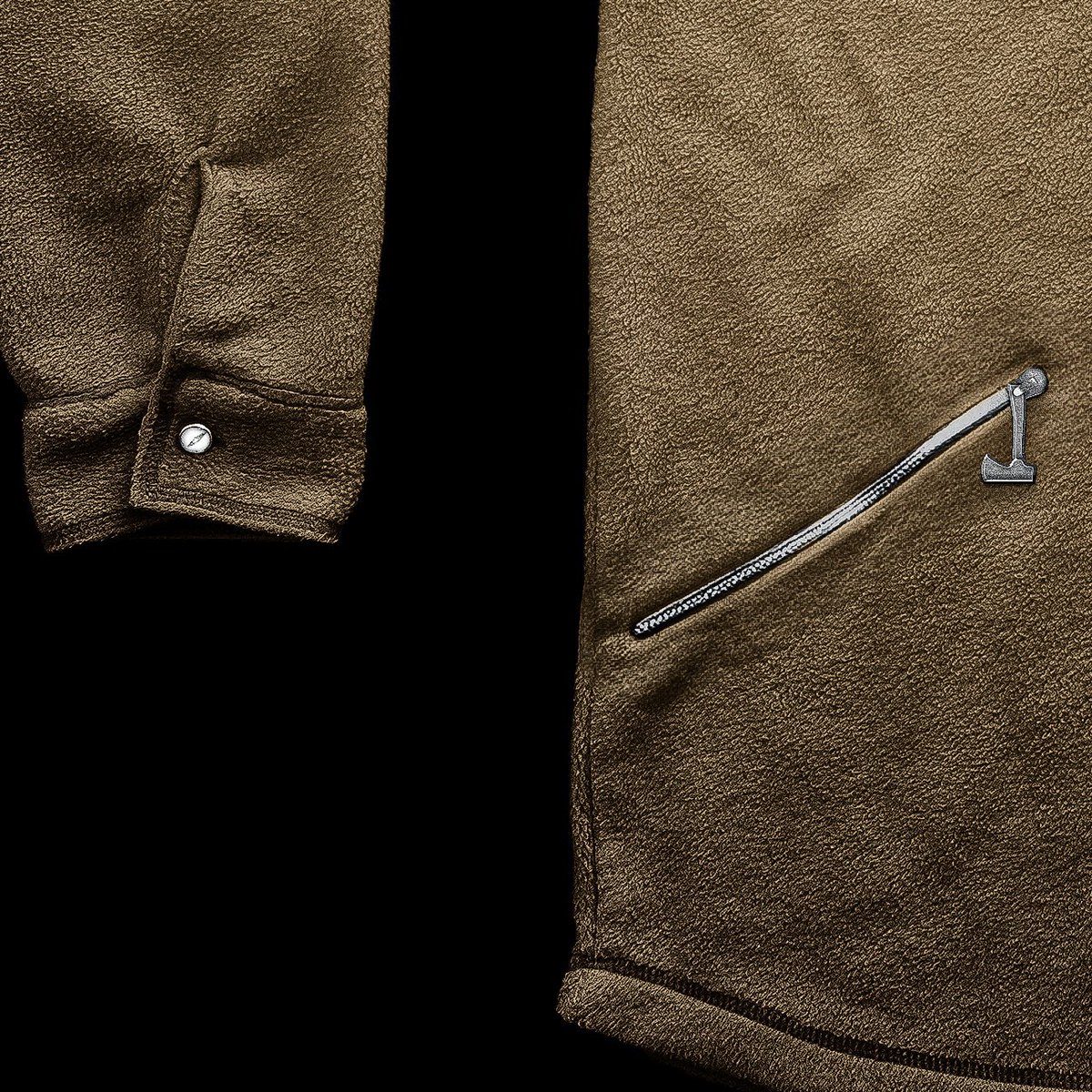 DesignsByOmar's tweet photo. Yard Camping Gear: Fleece Jacket 

Practice apparel design for @TheYard podcast. Inspired by their themed apparel drops https://t.co/3y6XkNkajI