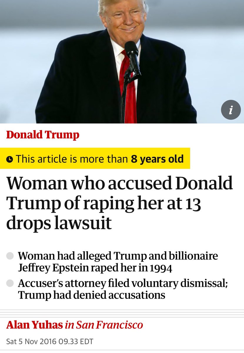 johnnymaga's tweet image. You might not like it, but Trump is right.

The injection of Jeffrey Epstein into American politics was started by Democrats a decade ago as a means to harm him.

This is what he means by the “hoax.”