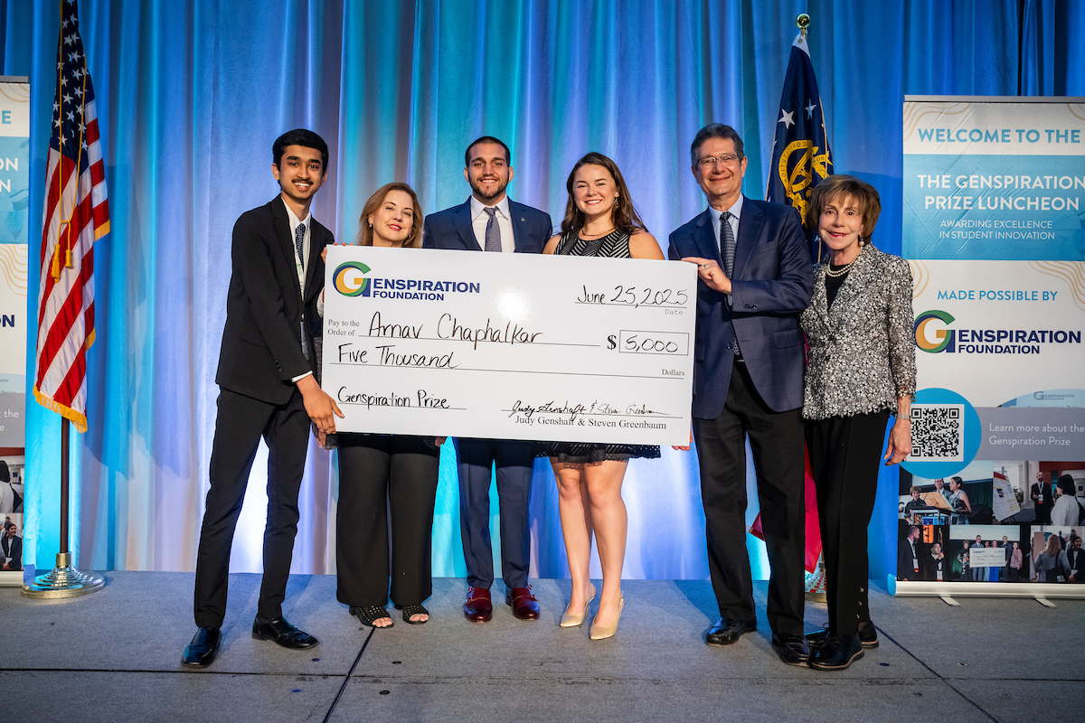 AcadofInventors's tweet image. During our 14th Annual Conference, we were thrilled to recognize some of the nation’s leading young inventors through the presentation of the Genspiration Prize.
The Genspiration Prize was established by the Genspiration Foundation in partnership with the NAI to honor phenomenal…