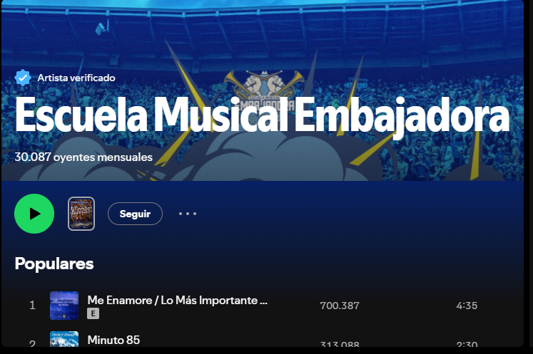 DazaOmega's tweet photo. Damas y caballeros muy buenas tardes.

Me complace anunciarles que desde el dia de hoy, @lgars_Oficial (Sonido Cardenal) es la murga o banda sonora mas popular de Colombia en plataformas online.

Gracias a todos los que escucharon los albumes hechos por la barra brava. https://t.co/dcOWZsj5iR
