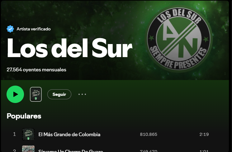 DazaOmega's tweet photo. Damas y caballeros muy buenas tardes.

Me complace anunciarles que desde el dia de hoy, @lgars_Oficial (Sonido Cardenal) es la murga o banda sonora mas popular de Colombia en plataformas online.

Gracias a todos los que escucharon los albumes hechos por la barra brava. https://t.co/dcOWZsj5iR