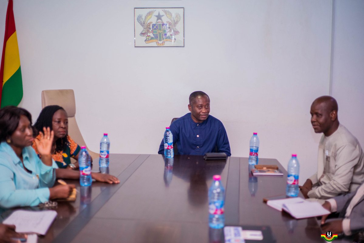 _nsagh's tweet image. The Gambia’s NYSS Taps into Ghana’s Experience

A high-powered delegation from The Gambia National Youth Service Scheme (NYSS) has paid a courtesy visit to Ghana’s National Service Authority (NSA) today for the second consecutive time, seeking technical guidance and operational…