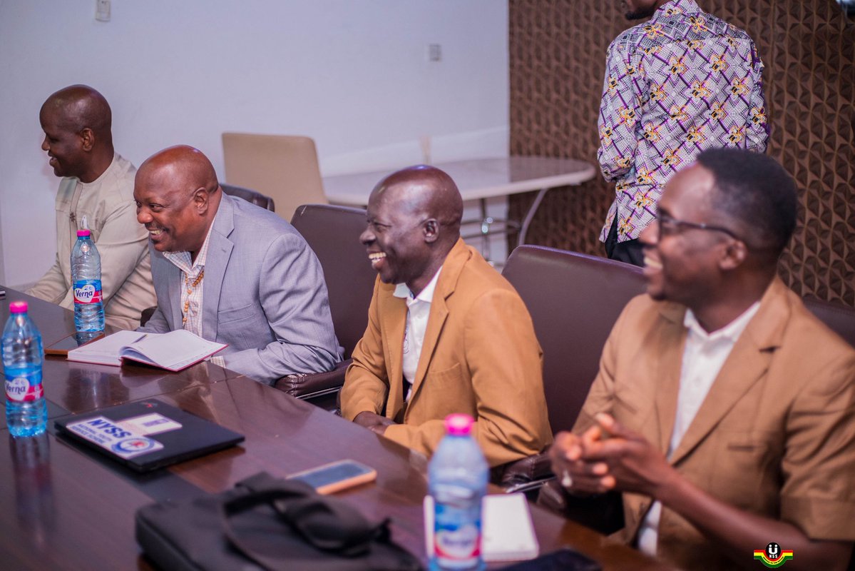 _nsagh's tweet image. The Gambia’s NYSS Taps into Ghana’s Experience

A high-powered delegation from The Gambia National Youth Service Scheme (NYSS) has paid a courtesy visit to Ghana’s National Service Authority (NSA) today for the second consecutive time, seeking technical guidance and operational…