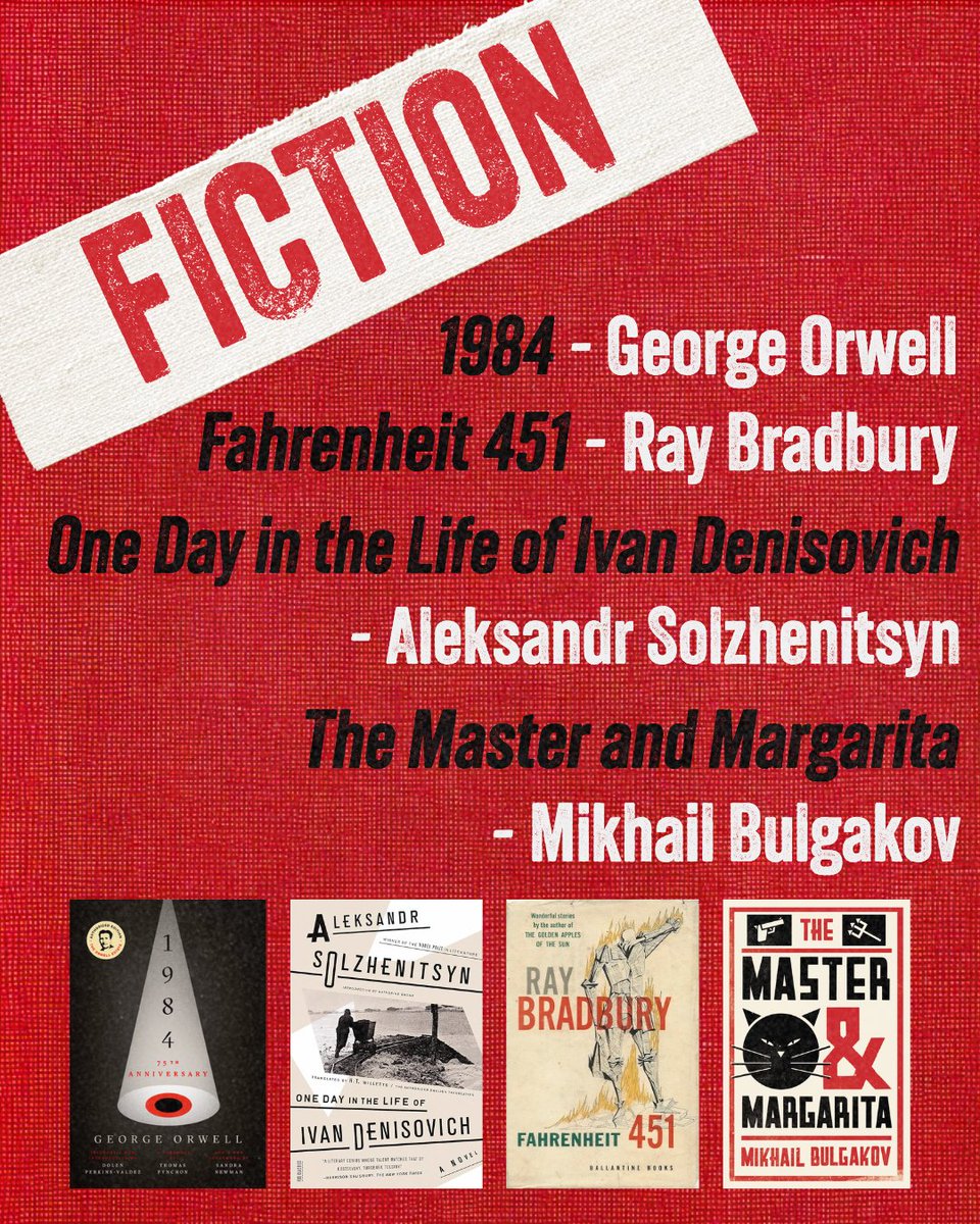DissidentProj's tweet photo. Check out our summer reading list at the Dissident Project! How many of these books have you read?
#dissidentproject #communism #tyranny #socialism #summerreading #books #education #history https://t.co/U211LomWmT