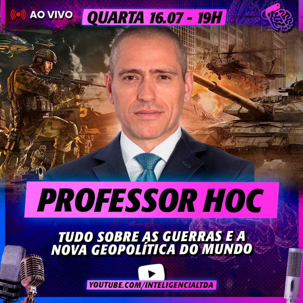 HENI OZI CUKIER, o PROFESSOR HOC é cientista político. Ele vai bater um papo sobre a nova geopolítica mundial e toda essa baderna que está ocorrendo no planeta. O Vilela gosta muito de geopolítica, mas diz que gostava mesmo era de colar bandeirinha na tabela da Copa do Mundo.