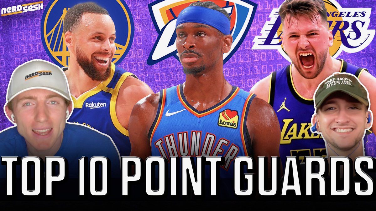Nerd_Sesh's tweet image. We ranked the Top 10 PGs in the NBA!
Hali or Brunson?
Can anyone overtake Shai?
How will Logan find a way to make this about hating Domantas Sabonis?
Find out:
youtu.be/VClu9ZtskRI?si…