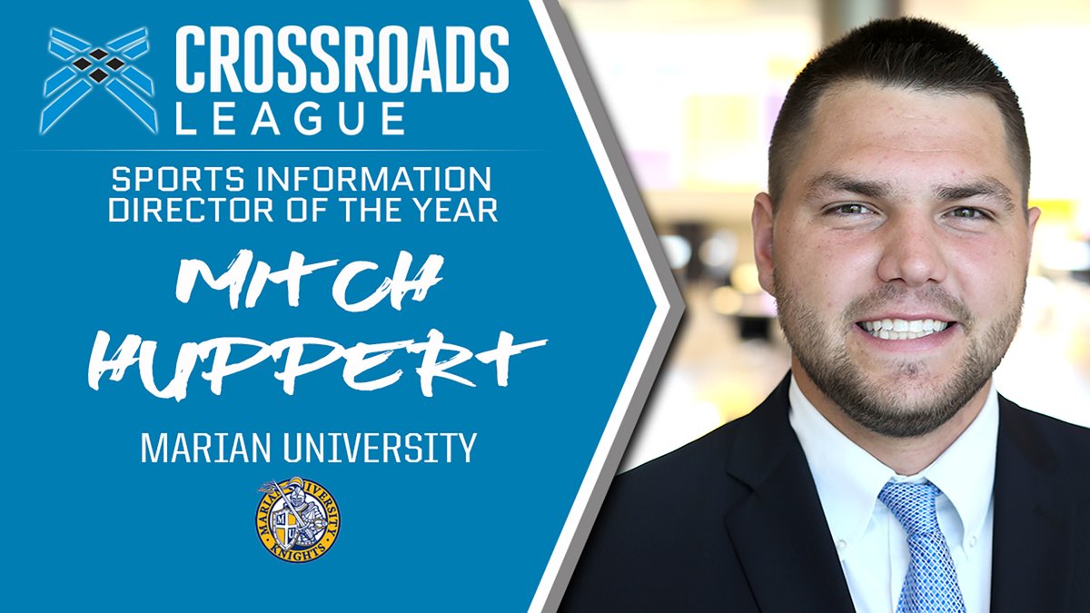 Crossroads_NAIA's tweet image. Congrats to Mitch Huppert of @MUKnights on being named the Crossroads League SID of the Year!
crossroadsleague.com/general/2024-2…