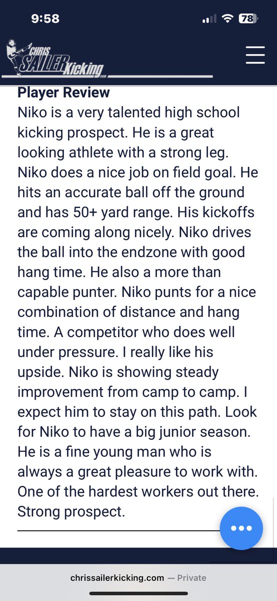 Niko Dragin 4.5 🌟 (@niko_dragin) on Twitter photo Update from <a href="/Chris_Sailer/">Chris Sailer Kicking</a> after the Underclassmen Invitational!! Along with kicking, I’m blessed to also now be a 4.5 ⭐️ Punter and #24 in 🇺🇸
<a href="/SeaKingFootball/">Palos Verdes HS Football</a> <a href="/NextLevelKick1/">NextLevelKicking</a> <a href="/latsondheimer/">eric sondheimer</a> <a href="/ThePuntFactory/">Aaron Perez</a> Update from <a href="/Chris_Sailer/">Chris Sailer Kicking</a> after the Underclassmen Invitational!! Along with kicking, I’m blessed to also now be a 4.5 ⭐️ Punter and #24 in 🇺🇸
<a href="/SeaKingFootball/">Palos Verdes HS Football</a> <a href="/NextLevelKick1/">NextLevelKicking</a> <a href="/latsondheimer/">eric sondheimer</a> <a href="/ThePuntFactory/">Aaron Perez</a>