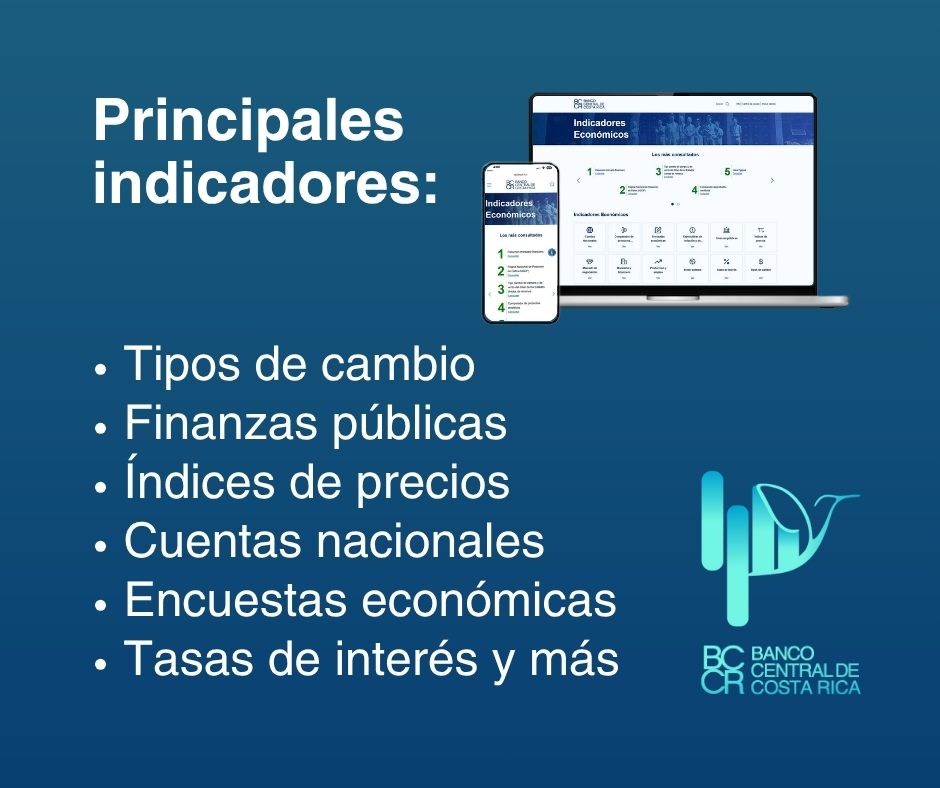 BancoCentralCR's tweet image. Este nuevo sitio que ponemos a disposición de la ciudadanía es una solución tecnológica que permite una mejor visualización de las estadísticas que produce el Banco Central.
✅ Visítelo aquí: ow.ly/PO0X50WqgfJ
🔹Lea más en este comunicado de prensa: ow.ly/4Lzg50WqgfI