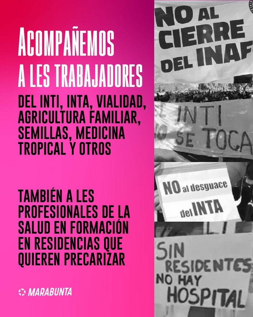 MarabuntaArg's tweet photo. 🚨 *El plan de Milei está en crisis por arriba... pero la resistencia crece por abajo...*

📢 Difundamos. Organicemos. Ganemos las calles. Una nueva resistencia está en marcha.

Mirá estas placas 👇 

Fb
https://t.co/OlMGqAR8h6 https://t.co/3s57fOyMne
