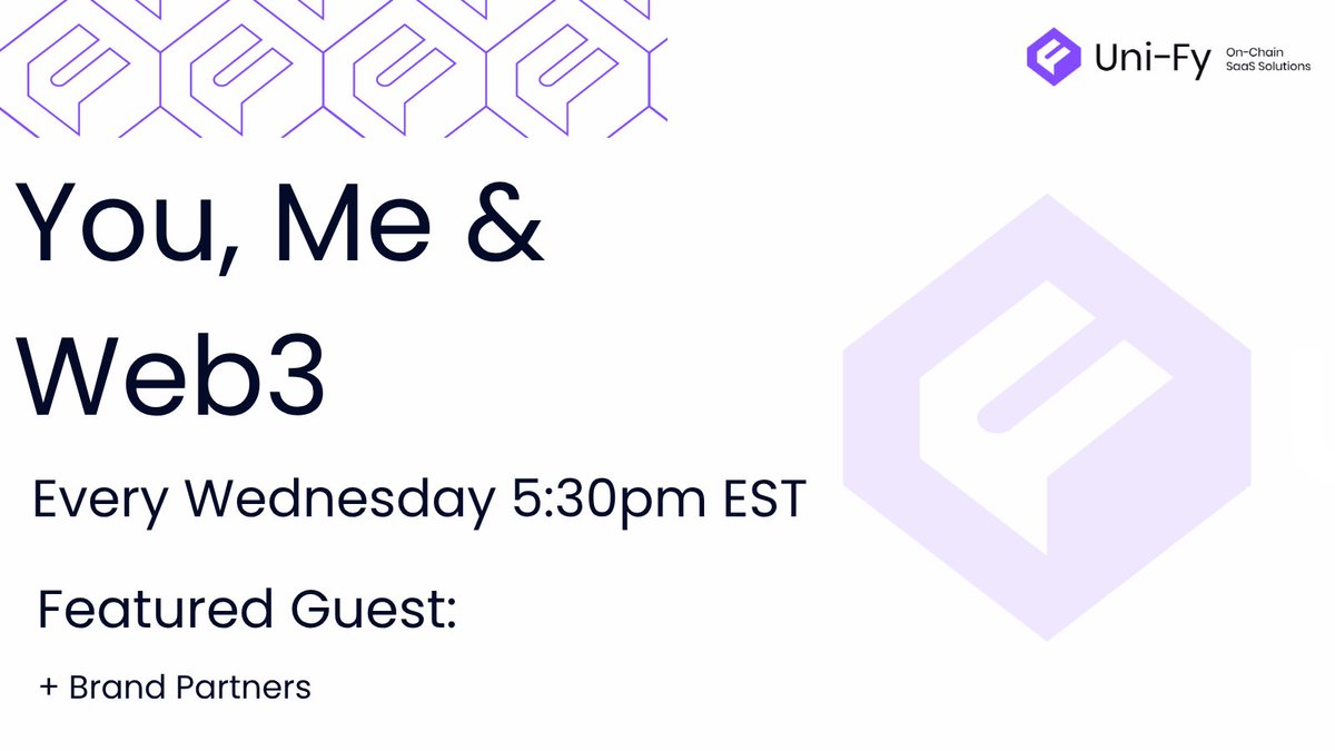 Uni-Fy (@unify_io) on Twitter photo It’s episode 36 get your Web3 and Ai fix with You, Me & Web3
Hosted by <a href="/YseNft/">Yse_UniFy ᛤ</a> <a href="/BigFax_MEXC/">Fax 🥶👣✳️</a>
Special guests: Open Shill and Pitch
All projects welcome + <a href="/Omerta_SOL/">Omerta, the Grand Mafia</a> <a href="/PawpularApp/">PawPular</a> <a href="/Companeons/">Companeons</a> and <a href="/mrboysel/">Boysĕl</a> + many more
Set a reminder: x.com/i/spaces/1rmxP… It’s episode 36 get your Web3 and Ai fix with You, Me & Web3
Hosted by <a href="/YseNft/">Yse_UniFy ᛤ</a> <a href="/BigFax_MEXC/">Fax 🥶👣✳️</a>
Special guests: Open Shill and Pitch
All projects welcome + <a href="/Omerta_SOL/">Omerta, the Grand Mafia</a> <a href="/PawpularApp/">PawPular</a> <a href="/Companeons/">Companeons</a> and <a href="/mrboysel/">Boysĕl</a> + many more
Set a reminder: x.com/i/spaces/1rmxP…