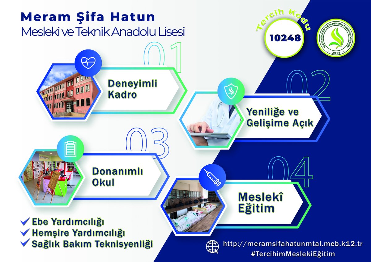 Meram Şifa Hatun MTAL 🇹🇷 (@msifahatun_mtal) on Twitter photo Okulumuz Tanıtımı ve 2025 Yılı Yerel Yerleştirme ile ilgili bilgi web sayfamız duyurular alanında yayımlanmıştır.
Kontenjanımız: 102
Tercih Kodumuz: 10248
👇
meb.ai/UKo7wf2
<a href="/tcmeb_mtegm/">Meslekî ve Teknik Eğitim Genel Müdürlüğü</a> Okulumuz Tanıtımı ve 2025 Yılı Yerel Yerleştirme ile ilgili bilgi web sayfamız duyurular alanında yayımlanmıştır.
Kontenjanımız: 102
Tercih Kodumuz: 10248
👇
meb.ai/UKo7wf2
<a href="/tcmeb_mtegm/">Meslekî ve Teknik Eğitim Genel Müdürlüğü</a>