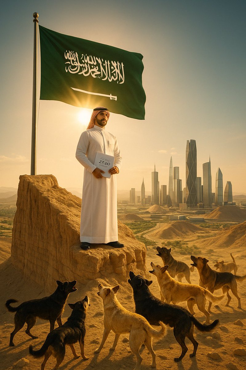 #قاتل_الله_الجهل

تداول بعض المغردين المغرضين الحاسدين و المسيئين إسقاطات عن #الاقتصاد_السعودي… يروّجونها تحت لافتة "التحليل"، وهي لا تعدو كونها مزيجًا من التمنّي والانفصام.

يزعمون أن #السعودية_العظمى تقترب من "فوضى اقتصادية"،بينما الأرقام، والتقارير الدولية، وتصنيفات البنوك