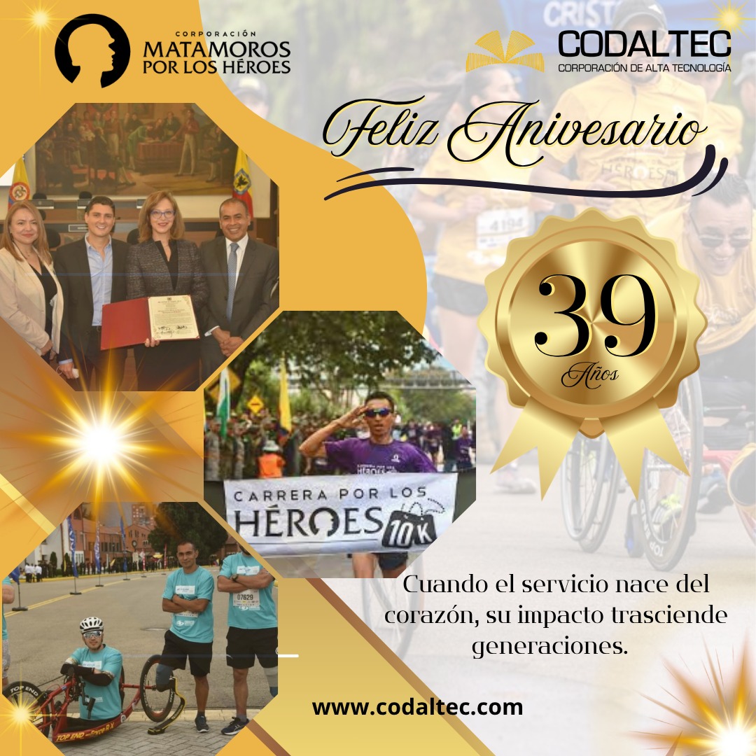 Codaltec's tweet image. 🎉 ¡Felicitaciones a @corpomatamoros por sus 39 años de servicio!

Cuando el servicio nace del corazón, su impacto trasciende generaciones.

Gracias por construir esperanza, dignidad y gratitud en nombre de toda una nación. 

#Aniversario39 #CODALTEC #ServicioConPropósito