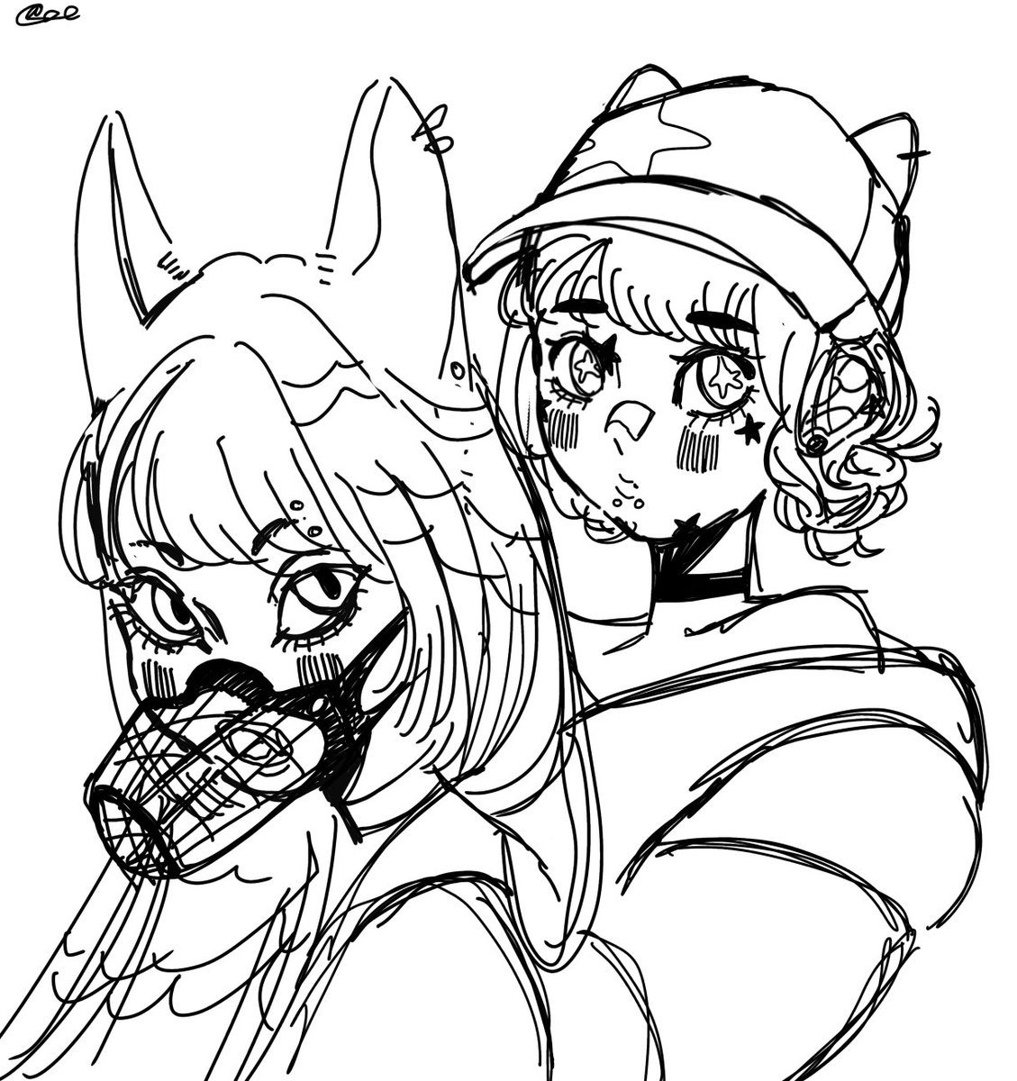 Doodles 
#drawings #イラスト #digitalart