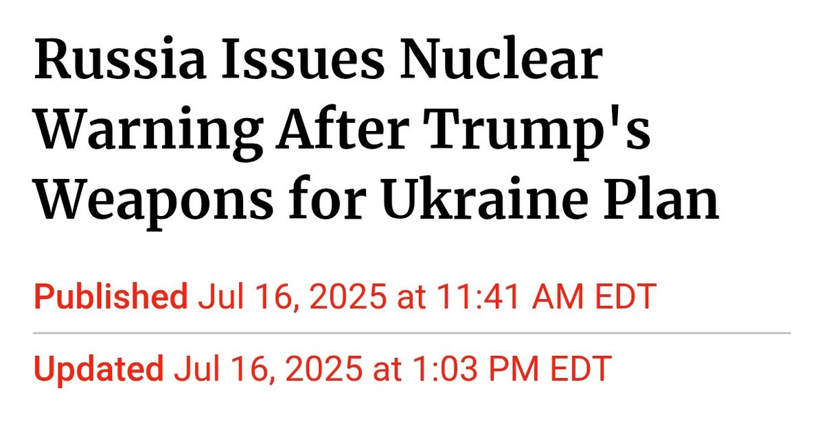 TheFl0orIsLaVa's tweet image. Lost track of their nuclear threats about two years ago 🥱