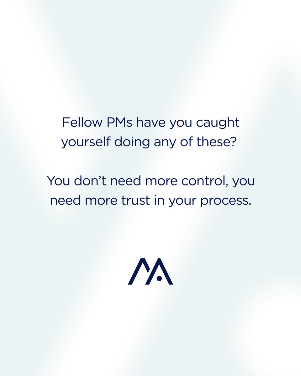 Mabyconsultancy's tweet photo. If your brain has too many tabs open, this carousel is for you.
Swipe through the PM habits I had to unlearn to finally breathe, lead, and deliver better. 👇

#MABY #MABYConsultancy #PMLife #OverthinkingManager #BurnoutCulture #ProjectManagerProblems #DoingTheMost #WorkAnxiety https://t.co/wYRkHjIPtZ