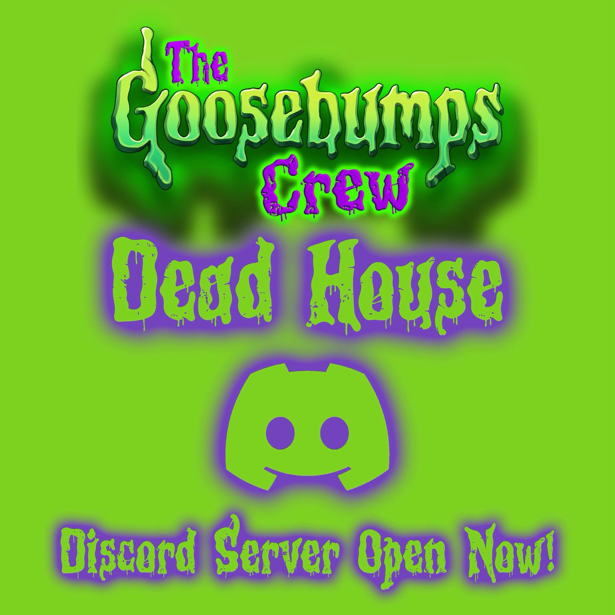 GBCrewPodcast's tweet image. OUR DISCORD SERVER IS NOW OPEN!! For those of our Crew Members who want to get together and talk some goosebumps, or talk with yours truly, The Goosebumps Crew, the Dead House Discord Server is the place to go!
Talk with members of the crew and other dedicated Goosebumps fans,…