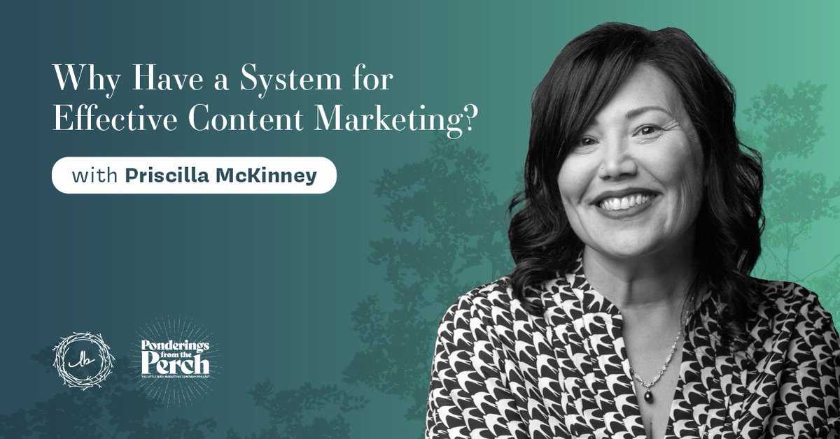 On this episode of Ponderings from the Perch, I reveal how my SOAR™ system transforms marketing into measurable success. Click here: hubs.la/Q02X2WL_0 
#littlebirdmarketing #brandbuilding