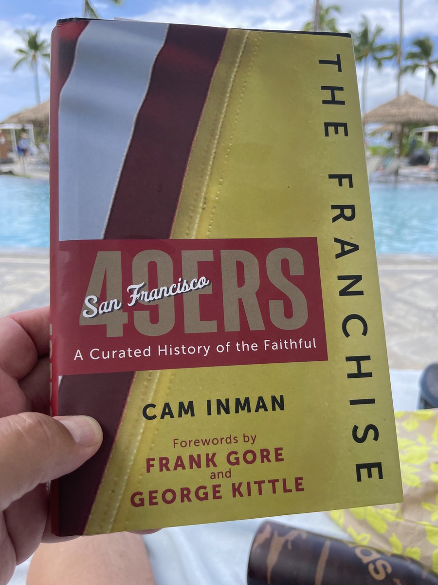If in need of a good read on summer vaca, I recommend The Franchise: A Curated History of the 49ers. Stories on some of the NFL all-time greats by ⁦<a href="/CamInman/">Cam Inman</a>⁩ 
I am NOT a 49er faithful (with respect) and still loved it. Fun book for any football fan. ⁦<a href="/49ers/">San Francisco 49ers</a>⁩ #49ers
