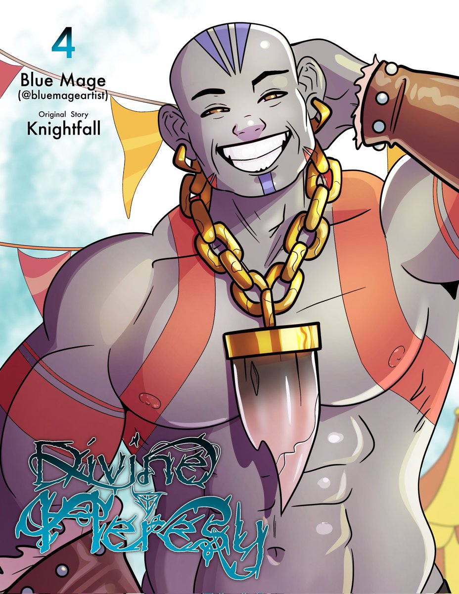 BlueMageArtist's tweet photo. Volume 3 featuring Ares D'Anslavo, the strong man of the  Fey Circus. With the strength of a hundred men and the heart of a child, he is determined to prove he is the strongest man alive, setting forth with his friends to prove his claims...

Volume 5 tomorrow https://t.co/wtUMCzID4s