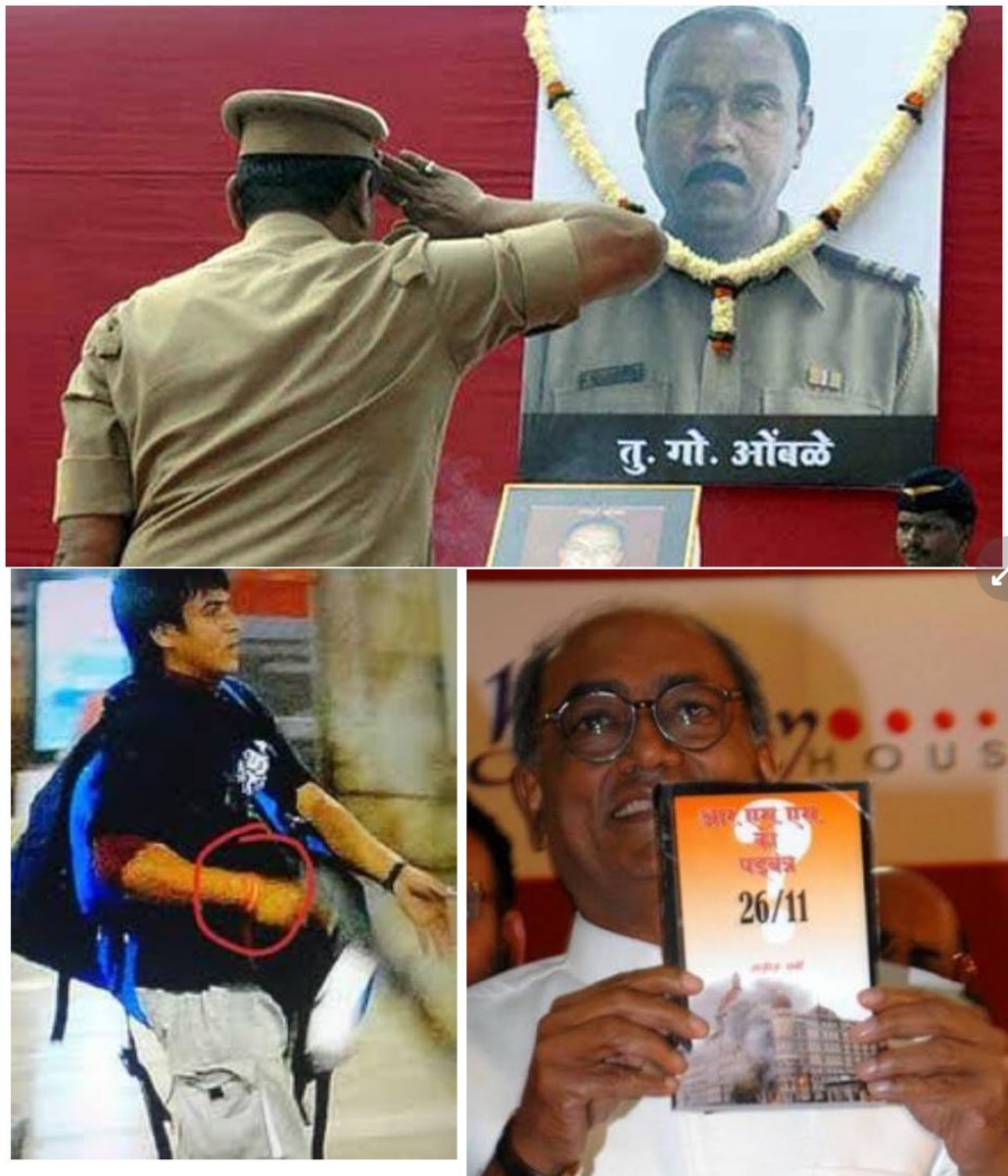 DamodarHegde4's tweet image. Hey Rahul Gandhi
Where was ‘Jigar’ aur ‘Himmat’ , when Pakistani terrorists committed barbaric attacks on Mumbai on 26/11/2008? :
173 people died &amp;amp; 300+ injured!
Only ASI Tukaram Omble ji caught terrorist K@sab alive taking 23 shots on his chest👍
⬇️
And 
You said impossible to…