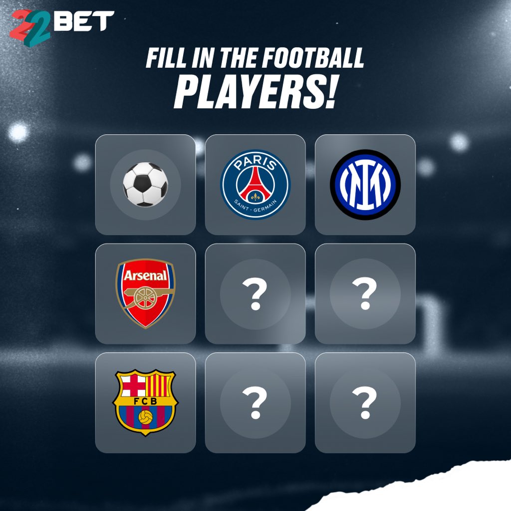 22BET_Uganda's tweet image. 🔍 Quiz Time!
Can you name the players who have rocked these clubs? 🤔⚽
Drop your answers below ⬇️ and tag a friend to test their football memory too! Let’s see who’s the real football guru here! 🔥
#FootballTrivia #FootballFans #ClubLegends #SummerTransfer