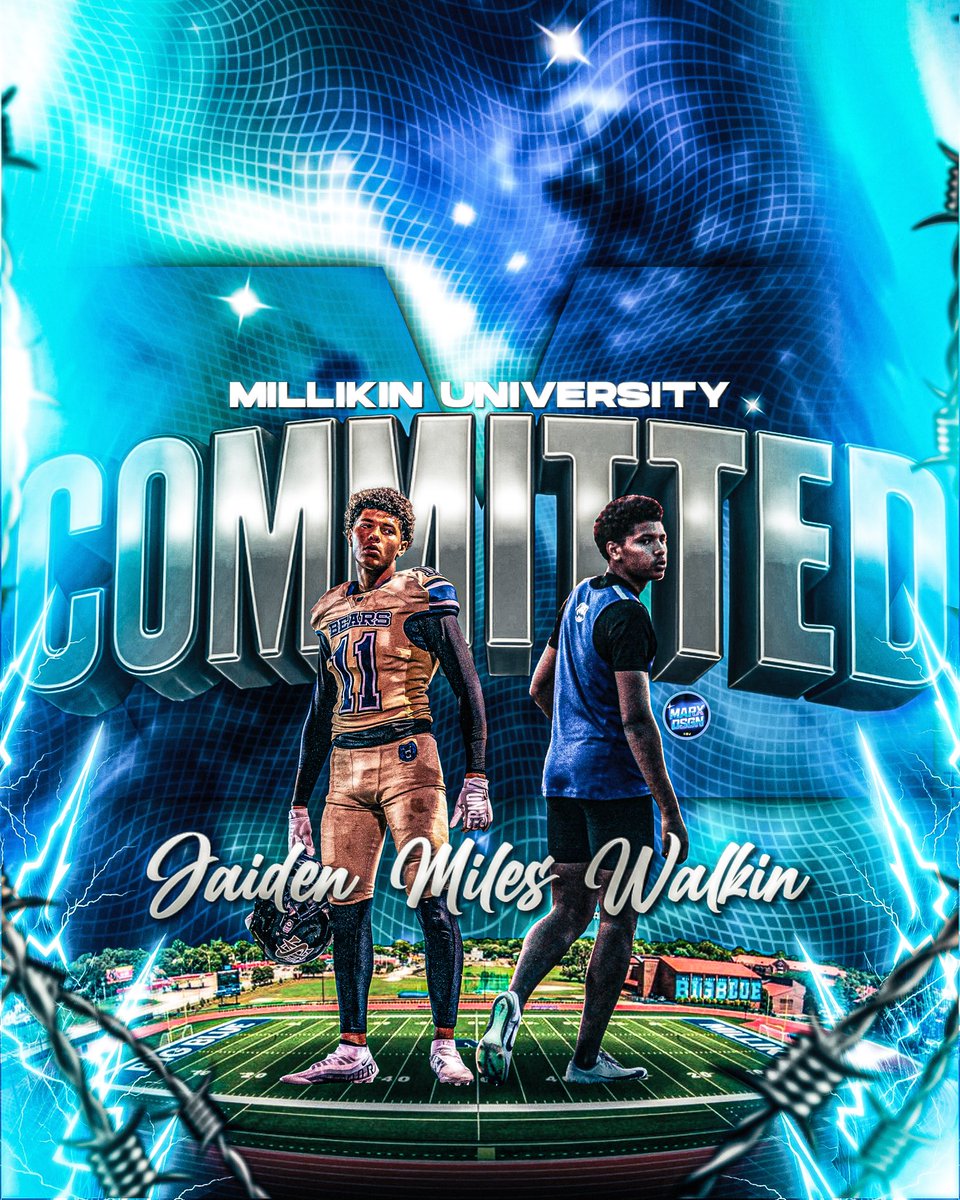 Jaiden Walkin (@jaidenwalkin_11) on Twitter photo I’m excited to announce that I am committing to Millikin University to continue my academic, football, and track journey! <a href="/WSHSAthletics1/">WSHS Athletics</a> <a href="/WSBearsfootball/">WSHS Football Program</a> <a href="/coachdycus13/">Coach Tim Dycus 🏴☠️</a> <a href="/MU_BigBlueFB/">Millikin Football</a> <a href="/MillikinU/">Millikin University</a> I’m excited to announce that I am committing to Millikin University to continue my academic, football, and track journey! <a href="/WSHSAthletics1/">WSHS Athletics</a> <a href="/WSBearsfootball/">WSHS Football Program</a> <a href="/coachdycus13/">Coach Tim Dycus 🏴☠️</a> <a href="/MU_BigBlueFB/">Millikin Football</a> <a href="/MillikinU/">Millikin University</a>