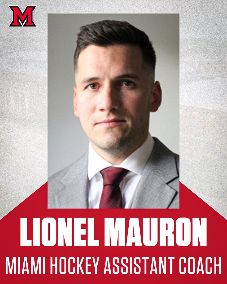 MiamiOH_Hockey's tweet image. Lio Mauron promoted to Assistant Coach!
🔗 RELEASE: miamiredhawks.com/news/2025/7/16…
#RiseUpRedHawks