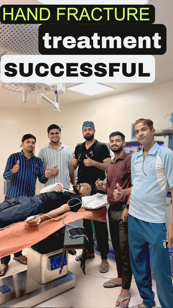 sdrshikhar's tweet image. "Hand fracture treated successfully at NIRAMYA Hospital.
Timely care. Skilled surgery. Patient stable and recovering well." 🙌🏽🏥
#HandFracture
#SuccessfulSurgery
#NiramyaHospital
#FractureCare
#PatientRecovery
#DoctorOnDuty
#OrthopaedicCare
#EmergencyHandled
#HealthcareUpdate