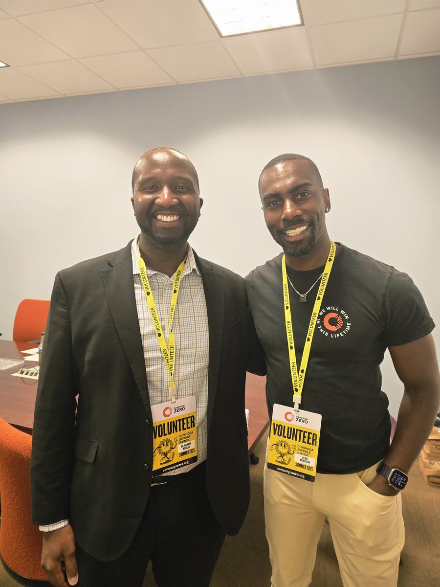 DrWarrenMorgan's tweet image. I enjoyed spending the morning visiting students at @CLEMetroSchools Downtown Education Center located at the County Juvenile Detention Center. I'm beyond grateful for the education and leadership @deray and his team from @CampaignZero are providing for our scholars this week. It…