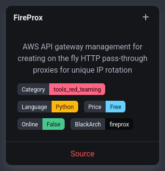 rawsec_cyber's tweet image. New tools were added on the #Rawsec #Cybersecurity Inventory

@noraj_rawsec added   

📌SharpHound by rvazarkar at @specterops
📌BloodHound by @_wald0, @CptJesus and @harmj0y at @specterops
📌FireProx by @ustayready
📌Git-Rotate by @dunderhay

inventory.raw.pm
