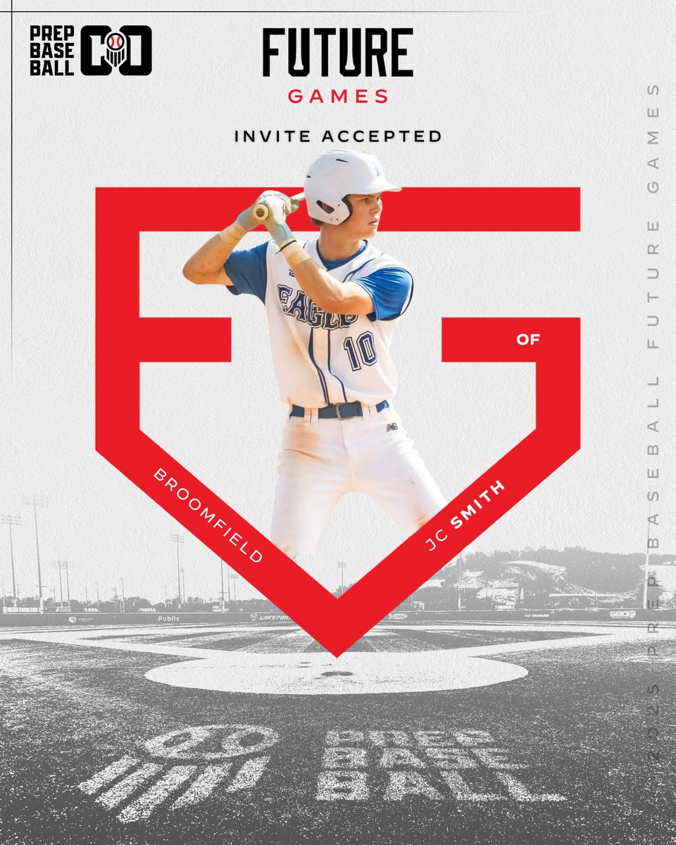 Prep Baseball Colorado (@prepbaseball_co) on Twitter photo ๐๐ก๐ฉ๐๐ง๐ ๐๐๐๐๐ฃ๐ง๐๐ โ
'27 OF JC Smith (Broomfield) is locked in with Team Colorado for this year's <a href="/prepbaseball/">Prep Baseball</a> ๐ญ๐๐๐๐๐ ๐ฎ๐๐๐๐ โ
JC impressed this spring with a .411 batting average at the 5A level in Colorado.
Profile ๐ : loom.ly/BRFIDS0 | ๐๐ก๐ฉ๐๐ง๐ ๐๐๐๐๐ฃ๐ง๐๐ โ
'27 OF JC Smith (Broomfield) is locked in with Team Colorado for this year's <a href="/prepbaseball/">Prep Baseball</a> ๐ญ๐๐๐๐๐ ๐ฎ๐๐๐๐ โ
JC impressed this spring with a .411 batting average at the 5A level in Colorado.
Profile ๐ : loom.ly/BRFIDS0 |