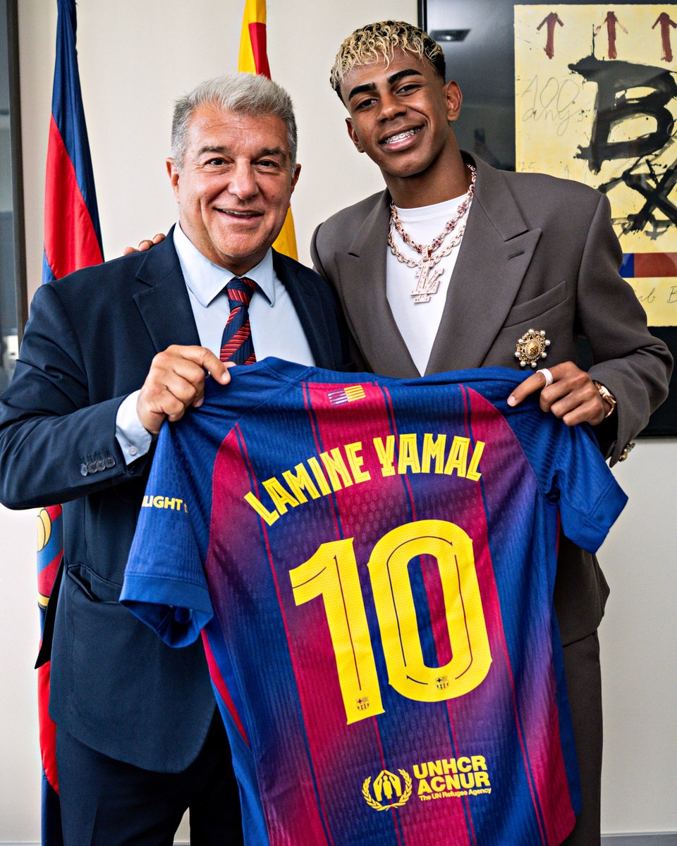 Lamine Yamal é o novo 10 do Barcelona 🌟