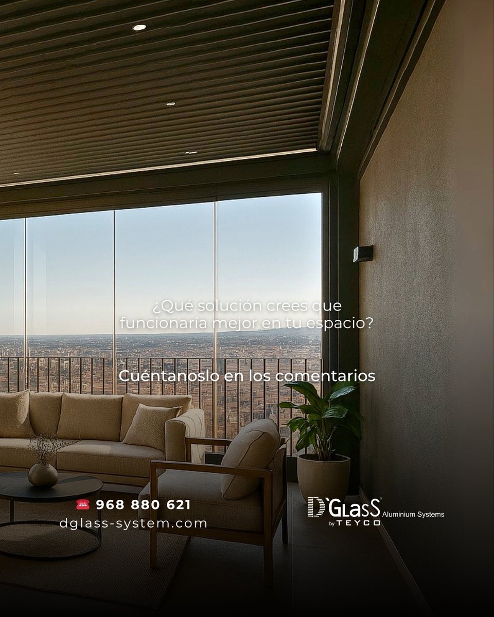 TeycoDglass's tweet image. 🔥 ¿Mucho calor en tu terraza?
Combina lamas orientables motorizadas + cortinas de cristal deslizantes y consigue:
🔹 Control solar en tiempo real
🔹 Ventilación cruzada
🔹 Reducción de ruido
🔹 Integración domótica
Más info 👉 dglass-systems.com
#DGlassSystems #ControlSolar