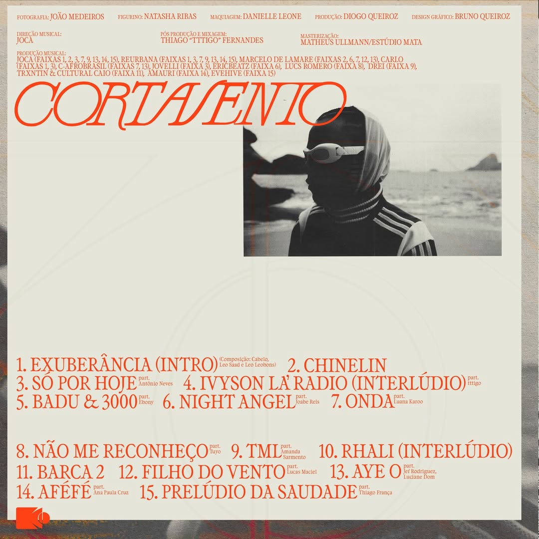 centralebony's tweet image. 🚨 ATENÇÃO!
Joca anuncia álbum CORTAVENTO para 23/07 e tem Ebony como feat na 5° faixa, BADU & 3000.
Segura a pedrada!