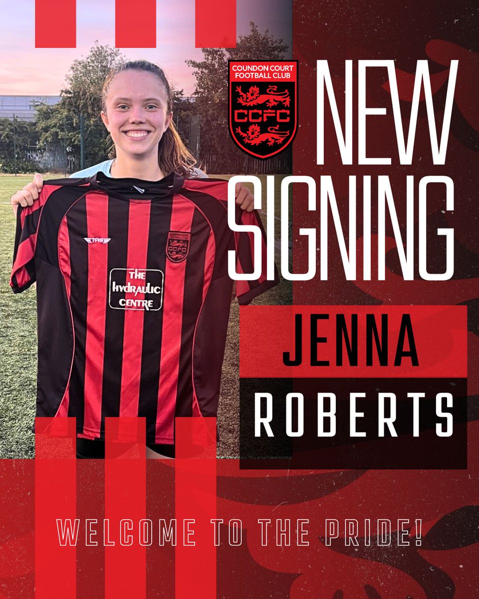Coundon Court LFC (@coundoncourtlfc) on Twitter photo โ๏ธ NEW SIGNING โ๏ธ
Welcome, Jenna Roberts ๐ฅ
The former Solihull Moors and Coventry United defender brings leadership, experience & serious quality to our back line ๐ช
A huge addition for the season ahead ๐ฆ โ๏ธ NEW SIGNING โ๏ธ
Welcome, Jenna Roberts ๐ฅ
The former Solihull Moors and Coventry United defender brings leadership, experience & serious quality to our back line ๐ช
A huge addition for the season ahead ๐ฆ