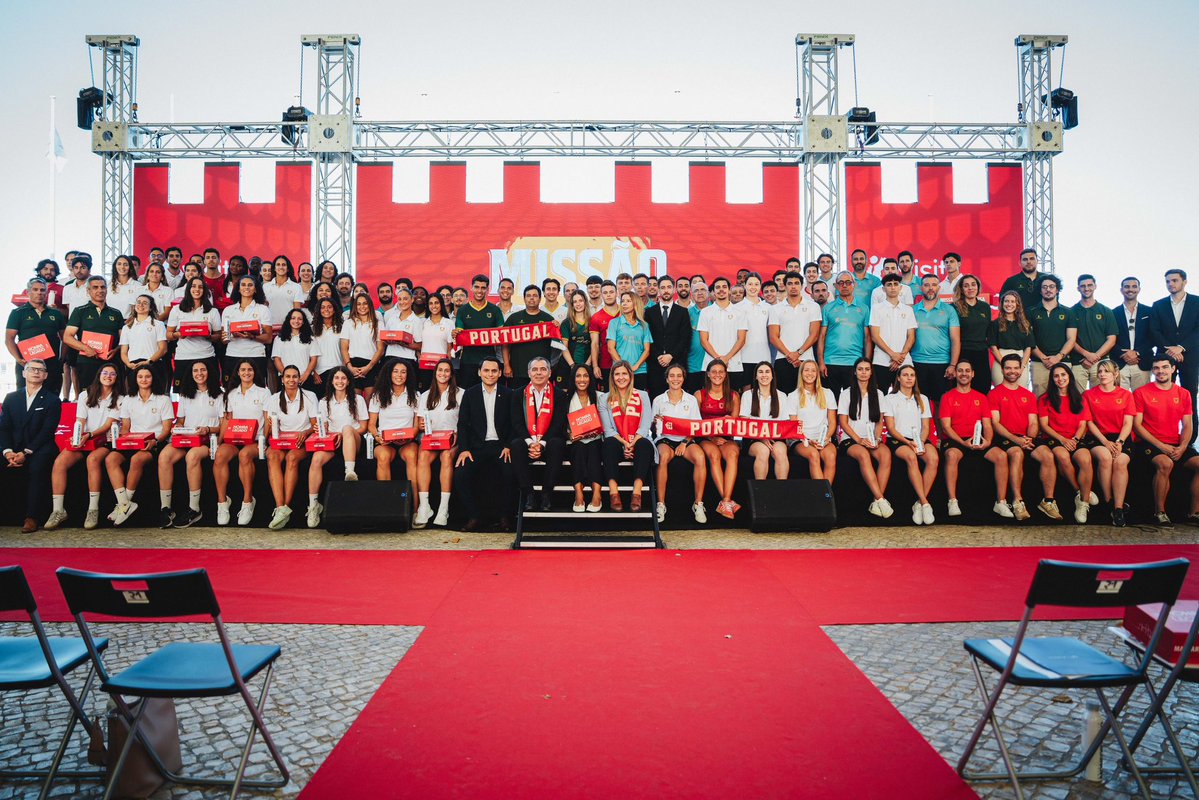 margaridalopes's tweet image. 💪🇵🇹 Foi oficialmente apresentada a Missão Portuguesa aos Jogos Mundiais Universitários Rhine-Ruhr 2025!
Um momento marcante para uma geração de atletas que parte com ambição, espírito de equipa e o compromisso de representar Portugal ao mais alto nível.
#Portugal #RhineRuhr2025